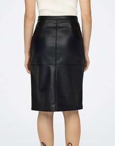 ONLY ONLNEWOLINE FAUX LEATHER SKIRT CC OTW