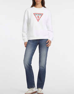 GUESS JEANS GJ CN OS ICONIC TRIANGLE SWEAT HANORAC DE DAMA