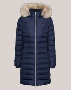 TOMMY JEANS TJW ESSENTIAL HOODED DOWN COAT