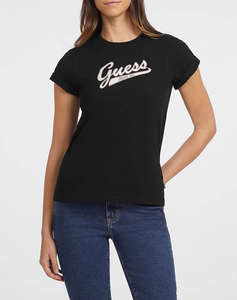 GUESS JEANS GJ SS CN REG SCRIPT TEE BLUZA DE DAMA