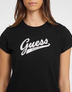 GUESS JEANS GJ SS CN REG SCRIPT TEE BLUZA DE DAMA