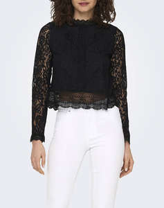 ONLY ONLNEW KARO LS LACE TOP WVN