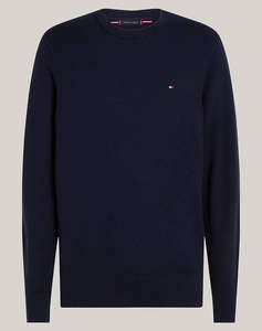 TOMMY HILFIGER PIMA ORG CTN CASHMERE CREW NECK