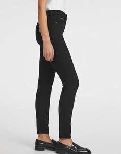 GUESS JEANS GJ G05 HIGH RISE SKI - ECO RECY CO HAJAR SS BLACK PANTALONI W