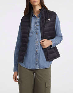 GUESS JEANS GJ PUFFER VEST VESTA DE DAMA