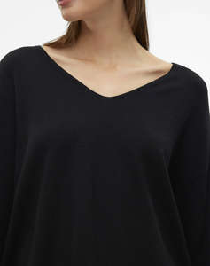 VERO MODA VMBREEZE LS V-NECK PULLOVER BOO