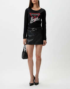 GUESS LS RN ICON TEE BLUZA DE DAMA