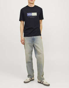 JACK&JONES JORFREDERIKSBERG BOX TEE SS C.N SN