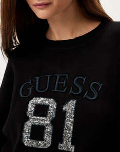 GUESS VIVIANA LOGO RN LS SWTR HANORAC DE DAMA