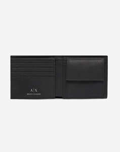 ARMANI EXCHANGE MANS BIFOLD W/COIN ( Dimensiuni: 11.5 x 10 x 2 cm)