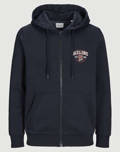 JACK&JONES JJLOGO SWEAT ZIP HOOD 2 COL