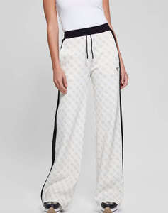 GUESS ELÉA 4G STRAIGHT LONG PANTS PANTALONI DE DAMA