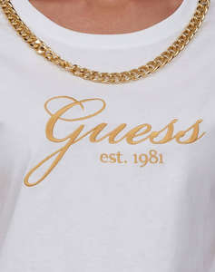 GUESS SS CN CRYSTAL LOGO TEE BLUZA DE DAMA