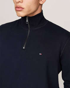 TOMMY HILFIGER ESSENTIAL FLEECE 1/4 ZIP