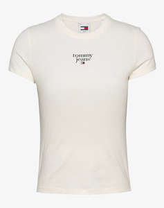 TOMMY JEANS TJW SLIM ESSENTIAL LOGO1 TEE EXT