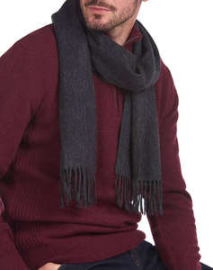 BARBOUR PLAIN LAMBSWOOL SCARF FULAR