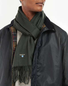 BARBOUR PLAIN LAMBSWOOL SCARF FULAR