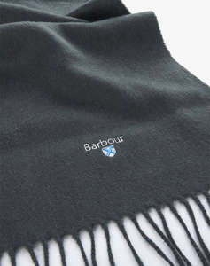 BARBOUR PLAIN LAMBSWOOL SCARF FULAR