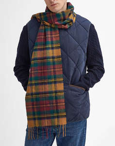 BARBOUR NEW CHECK TARTAN SCARF FULAR