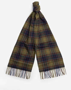 BARBOUR TARTAN SCARF & GLOVE GIFT SET SET FULAR-MANUSI