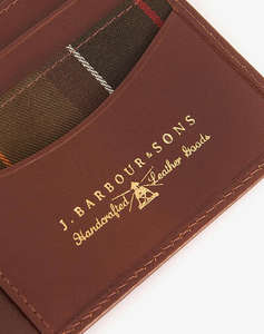 BARBOUR COLWELL LEATHER BILLFOLD WALLET PORTOFEL ( Dimensiuni: 11 x 9.5 cm)