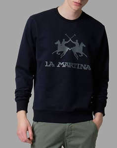 LA MARTINA BLUZA HANORAC ΜΜ MAN COTTON CREW NECK FLEECE