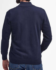 BARBOUR PIMA COTTON HALF ZIP KNITTED JUMPER TRICOTAT