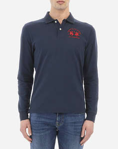 LA MARTINA BLUZA POLO ΜΜ MAN POLO L/S PIQUET STRETCH