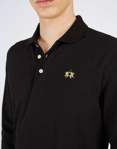 LA MARTINA BLUZA POLO ΜΜ MAN POLO L/S PIQUET STRETCH