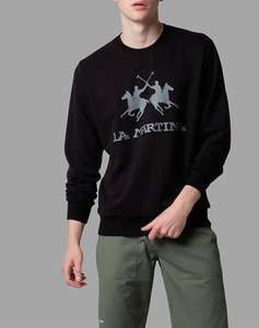 LA MARTINA BLUZA HANORAC ΜΜ MAN COTTON CREW NECK FLEECE