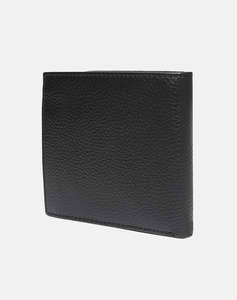 BARBOUR LOGO LEATHER BILLFOLD WALLET PORTOFEL ( Dimensiuni: 11 x 10 cm.)