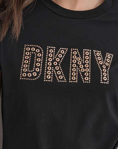 DKNY P4EHFWNA LOGO Bluza cu maneca scurta DKNY