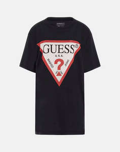 GUESS SS CN SHINY TRIANGLE TEE BLUZA DE DAMA