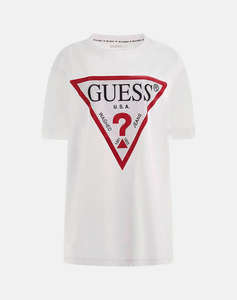 GUESS SS CN SHINY TRIANGLE TEE BLUZA DE DAMA