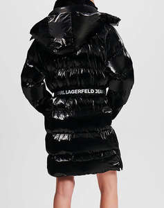 KARL LAGERFELD KLJ LONG BELTED PUFFER