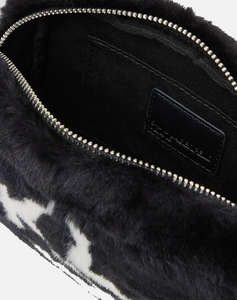 KARL LAGERFELD FUR LOGO CAMERA BAG ( Dimensiuni: 49 x 35 x 23 cm.)