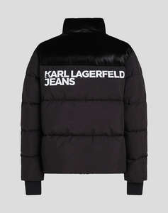 KARL LAGERFELD KLJ MIX MATERIAL PUFFER