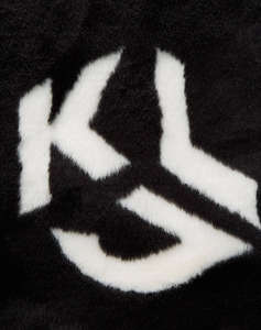 KARL LEGERFELD FUR LOGO TOTE ( Dimensiuni: 20 x 12 x 7 cm.)