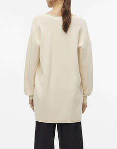 VERO MODA VMGOLD ROLL LS LONG V-NECK PULLOVER GA