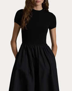 RALPH LAUREN SS EVLN DR-3/4 SLEEVE-DAY DRESS