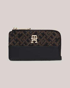 TOMMY HILFIGER TH JACQUARD SLIM WALLET ( Dimensiuni: 13 x 7.5 x 1 cm)