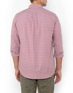 THE BOSTONIANS CAMASA MAVERICK POPLIN REGULAR FIT MedCheck POPLIN Button-down Regular FIT