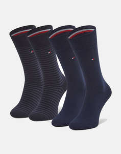 TOMMY HILFIGER TH MEN SMALL STRIPE SOCK 2P