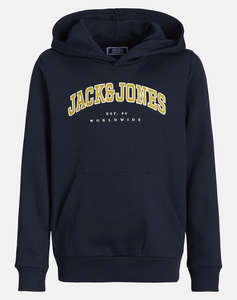 JACK&JONES JJECALEB VARSITY SWEAT HOOD NOOS JNR