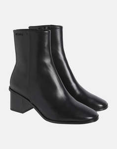 CALVIN KLEIN HEEL ANKLE BOOT 50 W/ML LTH