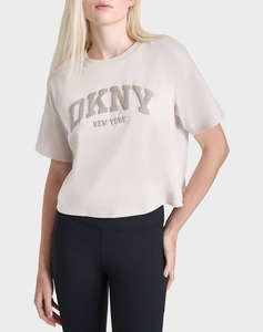 DKNY DP4T9945 LOGO BLUZA CU MANECA SCURTA DKNY