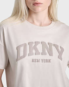 DKNY DP4T9945 LOGO BLUZA CU MANECA SCURTA DKNY