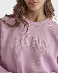 DKNY DP4T9946 LOGO PULOVER CU MANECA LUNGA DKNY