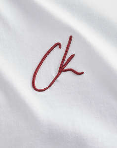 CALVIN KLEIN EMBROIDERED CK REGULAR TEE