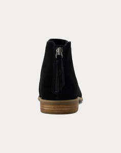 TOMS BLK SUEDE WM RYLIE BOOT